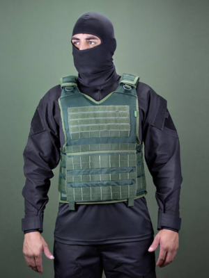 Capa de Colete Modular - Iron Black - VERDE