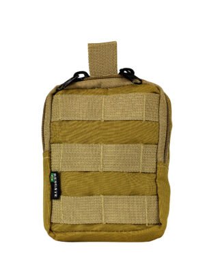 Bolso Modular Vertical Porta Treco 12x15cm Coyote
