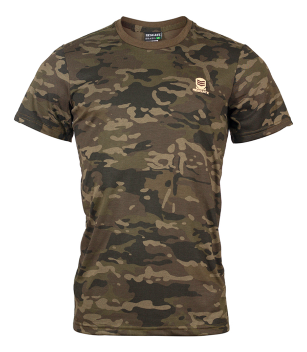 Camiseta Camuflada PV Manga 3/4 - MULTICAM BLACK