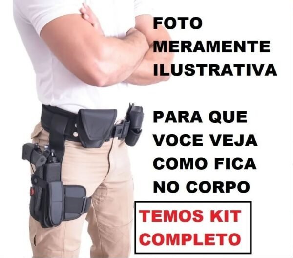 Cinto Tático Engate Rápido de 3 pontas Fivela Guarnição N.A. - Imagem 6