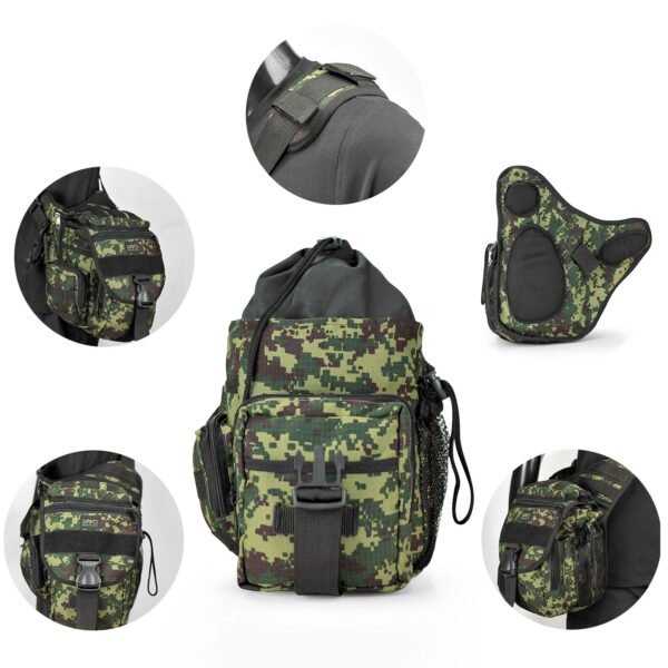 Bolsa de Ombro Urbana Transversal Digital Verde - Imagem 10